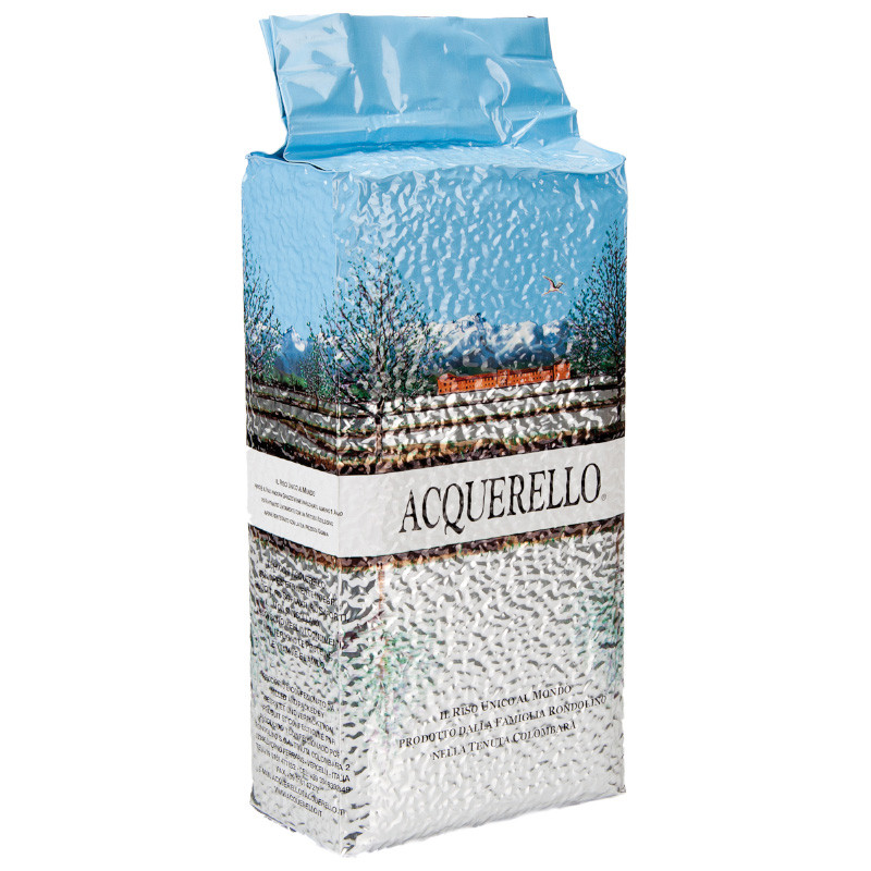Acquerello Risotto Reis 2500 g cremiger Italienischer Rundkornreis für authentische Risotto Gerichte